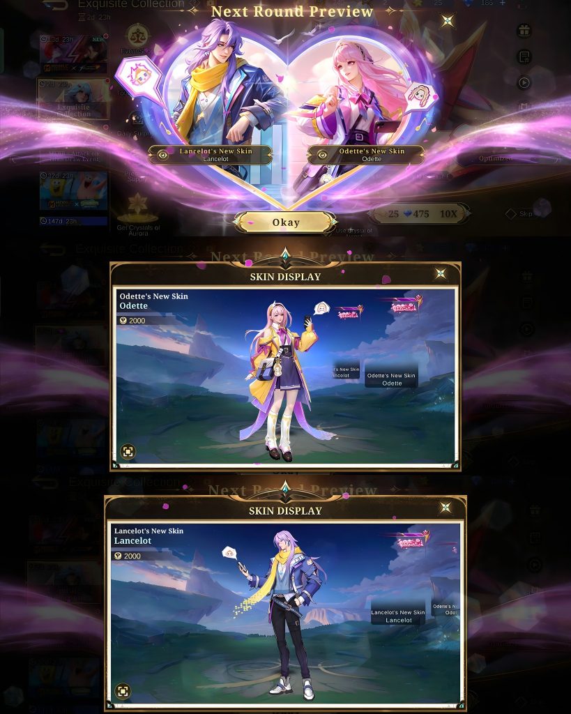 Jadwal update skin valentine mlbb